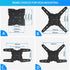 Full Motion TV Wall Mount Bracket, Articulating Arms Swivel Tilt Extension Rotation, Fits Most 26-55 Inch Flat Curved LED LCD OLED TVs, Max VESA 400x400mm Holds up to 88lbs by Pipishell
