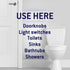 Microban 24 Hour Bathroom Cleaner and Sanitizing Spray, Citrus Scent - 22 Ounce (Pack of 2)