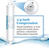 Vegebe Inline Water Filter for Ice Maker, Refrigerator, Under-Sink Reverse Osmosis Water System, Post Activated Carbon Water Filter Replacement Cartridge with 1/4-Inch Compression-Connect (Pack of 2)