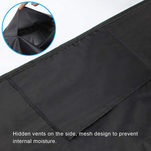 WULEE Air Conditioner Covers for Outside Units -26x26x32 inches Durable AC Cover Water Resistant Fabric Windproof Design Outdoor Furniture Universal Cover with Air Pockets