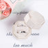 Velvet Ring Box, Etercycle Octagon Gorgeous Vintage Double Jewelry Ring Gift Box with Detachable Lid for Proposal Engagement Wedding Ceremony (Beige)