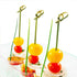 Cosweet 500 Pcs Bamboo Knot Cocktail Skewers Picks, 5 Inches, Great for Hors' D'oeuvre, Appetizers, Cocktail Party or Barbeque Snacks, Club Sandwiches