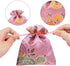 PH PandaHall 9 Color Satin Gift Bags, 5.5"x4.3" Advent Calendar Bags Peony Wedding Favors Bag Drawstring Pouches Coin Purse Gift Bag for Christmas Wedding Favors Baby Shower Candy Jewelry Bags