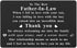 Laluminter Father In Law Engraved Wallet Card Inserts, Worlds Best Father-in-law Ever, Thank You for Raising The Man of My Dreams Fathers Day Presents