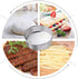 Flour Sifter, Fine Mesh Sifter, Flour Sieve Stainless Steel Round Sifter for Baking Straining Powdering 40 Mesh 15cm 20cm