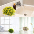 FOURBF 4 Packs Artificial Mini Potted Plants Plastic Faux Topiary Shrubs Fake Plant Flower for Room Office Desk Decoration