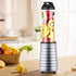 La Reveuse Smoothies Blender 300 Watt with 18 oz BPA Free Portable Travel Sports Bottle (Silver)