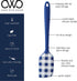 Cook with Color Silicone Cooking Utensils, 5 Pc Kitchen Utensil Set, Easy to Clean Silicone Kitchen Utensils, Cooking Utensils for Nonstick Cookware, Kitchen Gadgets Set (Blue Collection)
