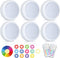 HFCDL LED Puck Lights with Remote Control, 50lm Wireless RGBW Color Changing Closet Battery Light, 13 Colors Stick-on Under Cabinet Lighting, with Dimmable Function ?6-Pack?