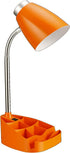 Limelights LD1002-ORG Gooseneck Organizer iPad Stand or Book Holder Desk Lamp, Orange