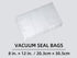 Happy Seal Vacuum Sealer Bags 100 Quart 8x12 Inch for Food Saver , Seal a Meal , BPA Free , Heavy Duty , Commercial Grade , Sous Vide Precut Storage Bag