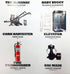 777 Tri-Seven Entertainment African American Inventions Poster Black History Famous People Inventors, 18" x 24", (White)