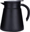 27oz Stainless Steel Thermal Coffee Carafe Thermos with Handle, Double Walled Vacuum Insulated Pot for Hot Water, Tea, Coffee, 12 Hour Heat Retention, 800ml (Black)