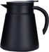 27oz Stainless Steel Thermal Coffee Carafe Thermos with Handle, Double Walled Vacuum Insulated Pot for Hot Water, Tea, Coffee, 12 Hour Heat Retention, 800ml (Black)