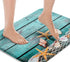 Britimes Bath Mats for Bathroom, Bathroom Mats Rugs No Silp, Beach Seashells Starfish Sand Washable Cover Floor Rug Carpets Floor Mat Bathroom Decorations 18x30 Inches for Kitchen Bedroom Indoor