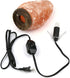 Greenco Natural Himalayan Rock Salt Lamp 6-11 lbs with Wood Base, Electric Wire, Dimmer Control & Bulb