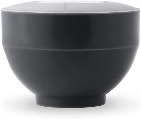 W&P Microwave Silicone Popper Maker | Black | Collapsible Bowl w/Built in Measuring, BPA, Eco-Friendly, Waste Free, 9.3 Cups of Popped Popcorn