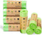 Compostable Trash Bags 13 Gallon Tall Kitchen Garbage Bags, Biodegradable Eco-Friendly Recycled Trash Bags with Strong Tear and Leak Resistant, 60 Count Unscented Trash Can Liners