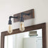 LNC 2-Light Vanity Lights Wall Sconce Black Wall Lamp Industrial Bathroom Wall Lighting