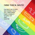 Fotouzy Plastic Cutting Boards for Kitchen, Flexible Cutting Mats Set of 7 with Food Icons, BPA-Free, Non-Porous, Upgrade 100% Anti-skid, Dishwasher Safe, 15x12 In, Rainbow Colors