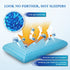 SEONSURO Memory Foam Gel Pillow for Sleeping Standard Size, Ventilated Cooling Bed Pillows with Washable Cover 1pack, Supportive Pillow for Stomach, Side and Back Sleepers, CertiPUR-US, White