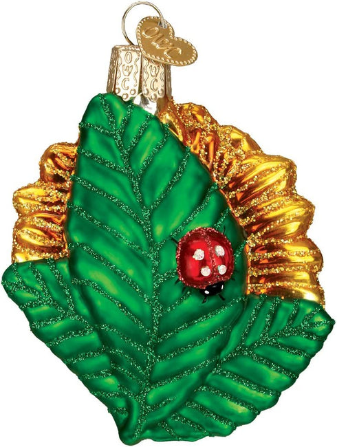 Old World Christmas Sunflower Garden Gifts Glass Blown Ornaments for Christmas Tree, Sunflower
