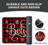 Artoid Mode Buffalo Plaid Snowflake Believe Decorative Doormat, Seasonal Winter Christmas Holiday Low-Profile Floor Mat Switch Mat for Indoor Outdoor 17 x 29 Inch