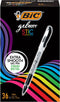 BIC Gel-ocity Smooth Stic Gel Pen, Fine Point (0.5mm), Black Ink, 36-Count, Vibrant and Smooth Gel Ink