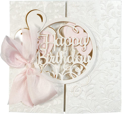 Spellbinders Shapeabilities Layered Happy Birthday Etched/Wafer Thin Die