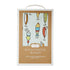 Mud Pie Kids Fishing Muslin Swaddle Blanket, Multi (12140058)