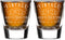 2pk Vintage 1972 Etched 2oz Shot Glasses - 50th Birthday Aged to Perfection - 50 years old gifts