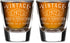 2pk Vintage 1972 Etched 2oz Shot Glasses - 50th Birthday Aged to Perfection - 50 years old gifts