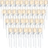 Mudder 60 Pcs LED 5mm Christmas String Lights Replacement Bulbs Energy Efficient LED Halloween Wire Light Set Connectable Home Decor Light Bulb for Festival Patio Garden Wedding Holiday (Warm White)