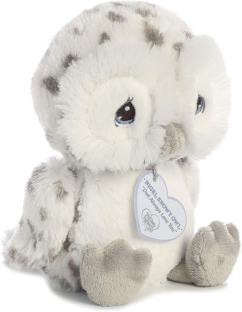 Aurora - Precious Moments - 8.5" Nigel Snowy Owl White Grey