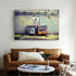 FINDEMO Banksy Street Graffiti Canvas Art Poster and Wall Art Picture Print Modern Family Bedroom Decor Posters 16x24inch(40x60cm)