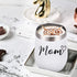 Mom and Dad Wine Tumbler Set, Funny Christmas Gifts for New Parents New Pregnancy New Dad New Mom Anniversary Birthday, Stainless Steel Insulated Wine Tumbler with Lid(12oz, Black and White)