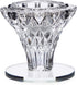 Okuna Outpost Crystal Glass Candle Holders for Candlesticks (2.4 x 2.3 Inches, 12 Pack)