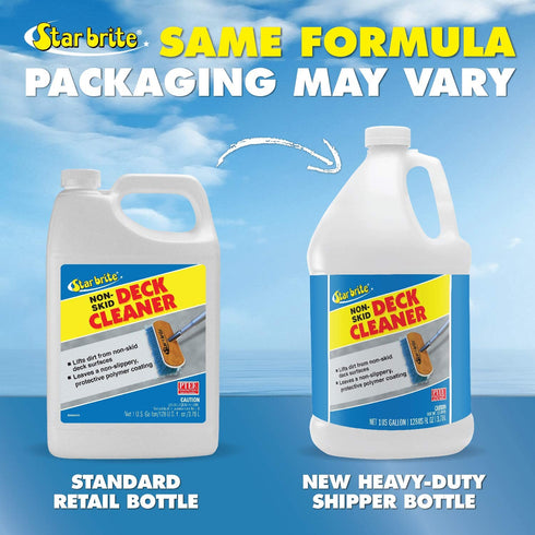 STAR BRITE Non-Skid Deck Cleaner & Protectant - Wash Grime out of Non-Slip Surfaces & Protect from Future Stains - 1 GAL (085900N)