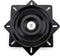 Fasmov 7" Heavy Duty Bar Stool Swivel Replacement Seat Swivel Base Bar Stool Swivel Plate, Black