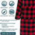 PAVILIA Fleece Blanket with Sleeves and Foot Pockets for Women Men Adult, Wearable Blanket Throw Wrap, Warm Cozy Extra Soft Sleep Hug Blanket with Feet, Gift for Women Mom (Checkered Red)
