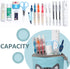 GFPGYQ Standing Pencil Case for Girls, Boba Cat Pop Up Pencil Case Cute Telescopic Pen Pouch Holder Canvas Zip Kawaii, Kids Students Gifts 3 Packs