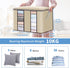 Blanket Comforter Clothes Storage Bags with Reinforced Handle, Extra Large Capacity Bedding Storage Organizer 90L, Under Bed Storage Bags 3 Layer Fabric with Zipper (white, 3 pack)
