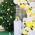 Beaumode DIY Yellow And White Balloon Garland Arch kit for 1st birthday Sunshine Lemon Daisy Honeybee Popcorn Baby Shower Bridal Shower Party Backdrop Decoration