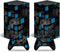 Xbox Series X Stickers Full Body Vinyl Skin Decal Protective Cover for Microsoft Xbox Series X Console and Controllers (Blue&Black Block)