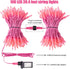Pink Mini Christmas Lights - 39 Feet 100 LED Fairy String Lights with 8 Lighting Modes Waterproof Connectable for Indoor Outdoor Xmas Tree Garland Wreath Holiday Valentine's Day Decoration