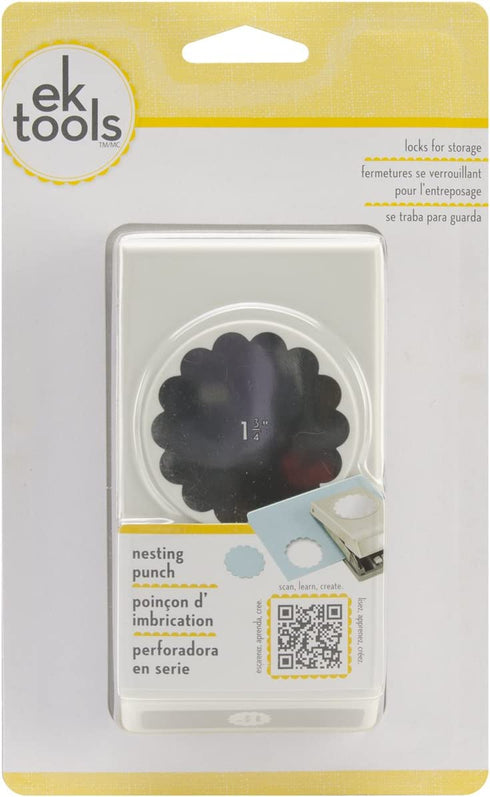 EK Tools Circle Punch, 1.75-Inch Scalloped Edge