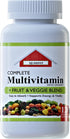 120 Multivitamin Fruit and Vegetable Liquid Capsules, Loaded Multivitamins, Supplements by SJJ Depot, Multiple Vitamin has Joint Heart Brain Antioxidants, Daily Women Men Senior Adult Multi Vitamins