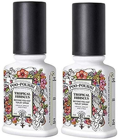 Poo Pourri Tropical Hibiscus Before You Go Spray, 2 Ounce (2 Count)