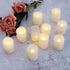 DRomance Flameless Flickering LED Votive Candles with Remote, Battery Operated TeaLights Battery Included,Warm White Light 1.5 x 2 inch Set of 10 for Christmas Decoration