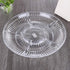 Yesland 12-3/8 Inches Snack Serving Tray Set with Lid, Acrylic Appetizers/Food Tray with 6 Sections for Parties, Holidays, Family Dinner